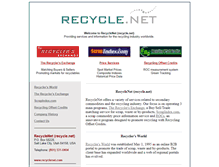 Tablet Screenshot of india.recycle.net